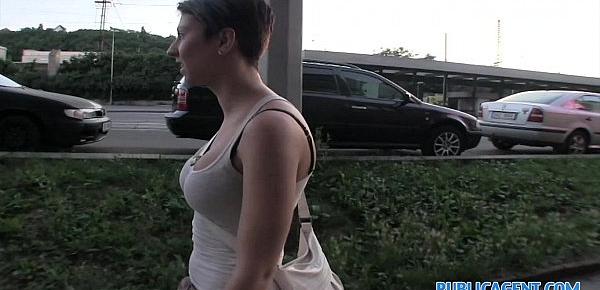  PublicAgent HD Great tits and arse getting fucked outside
